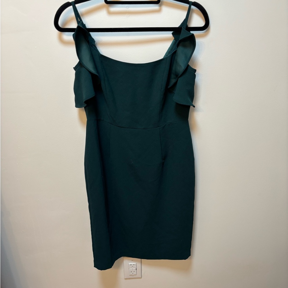 Nanette Lepore Green Sheath Mini Dress